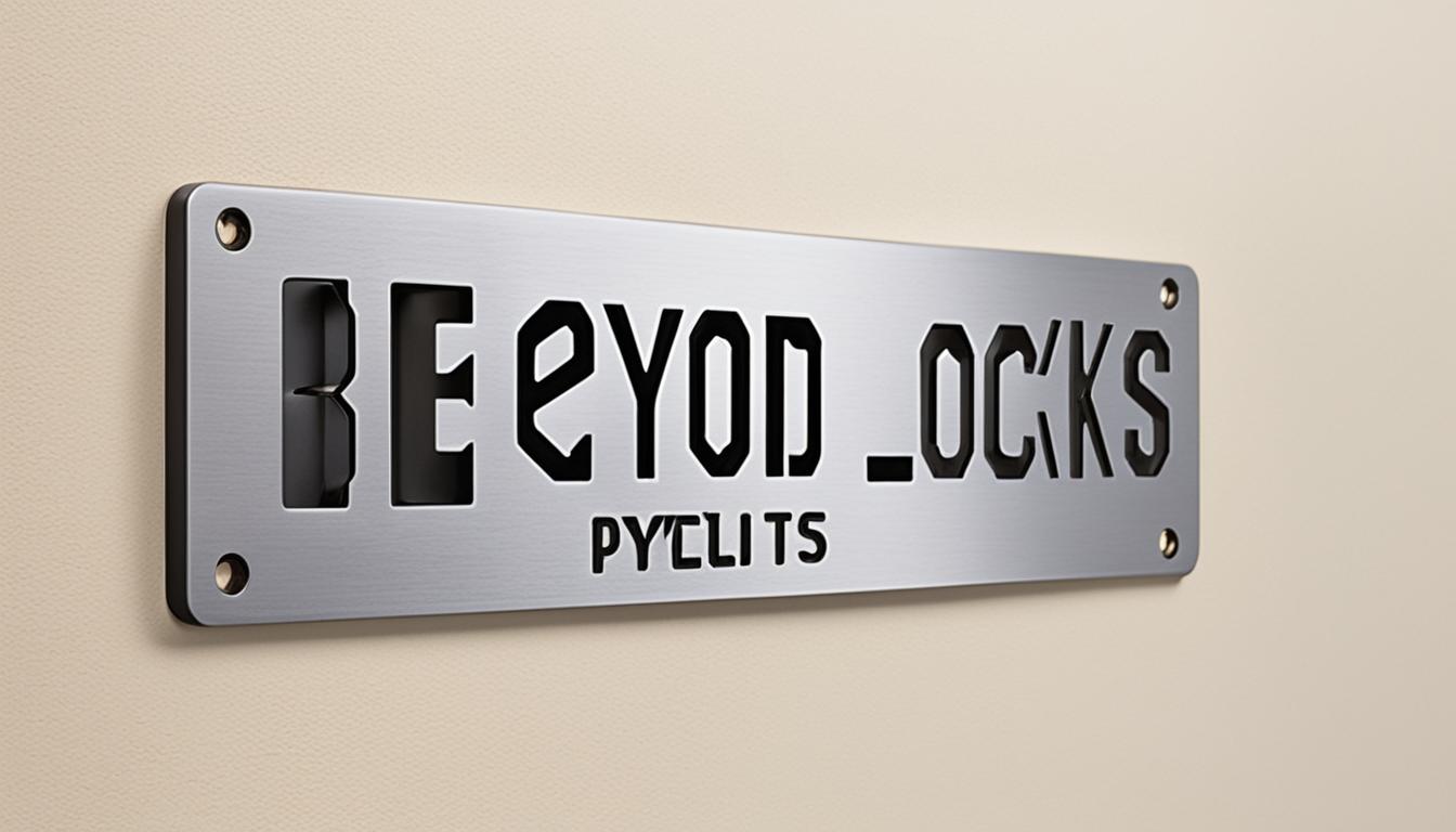 Beyond Locks Reinforced Security Strike Door Plate
